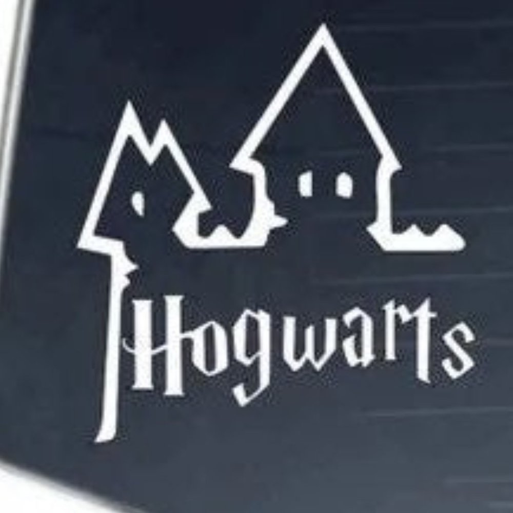 Hogwarts vinyl decal 7 inch design built to last